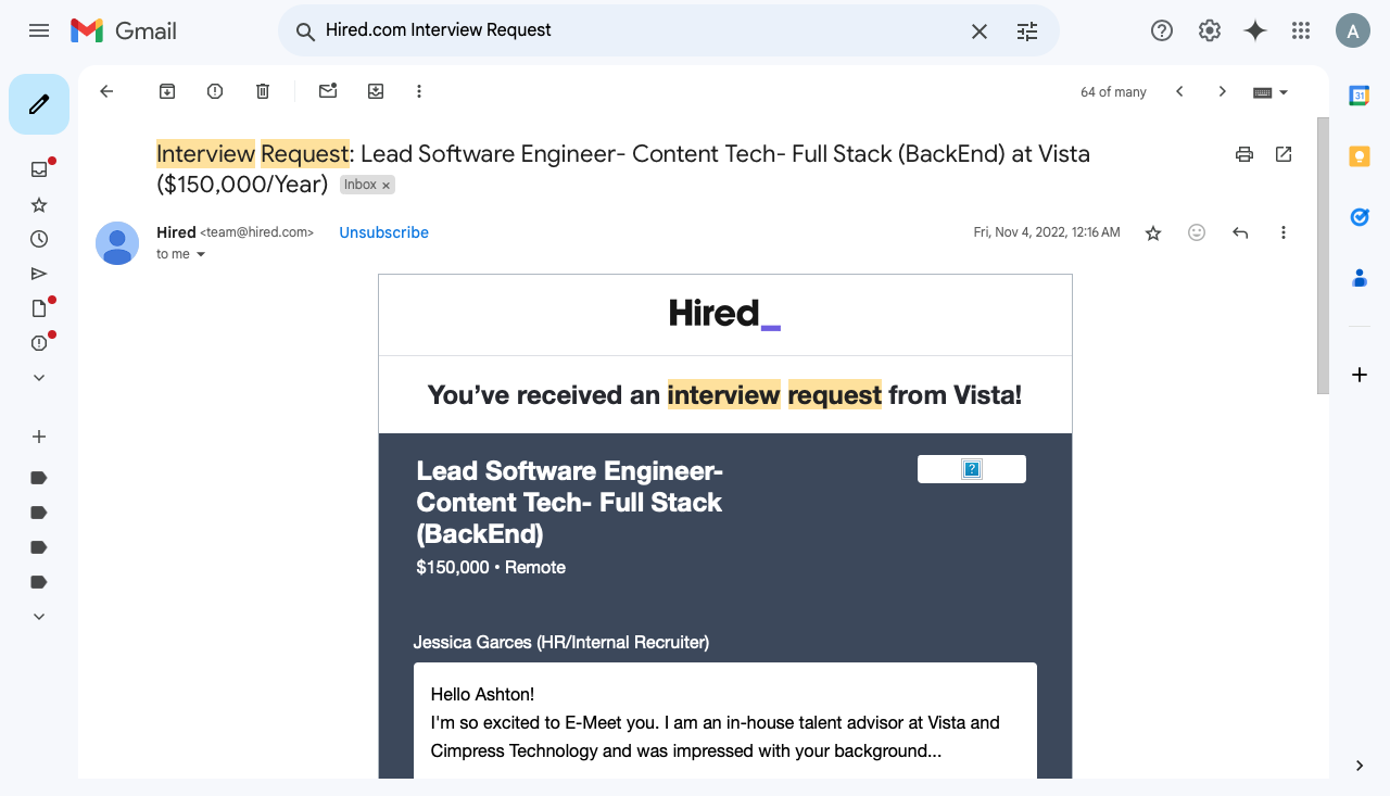 Interview Invite 5