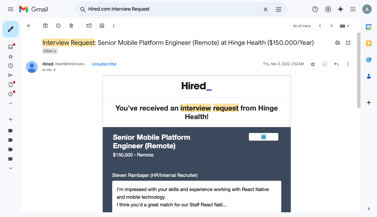 Interview Invite 6